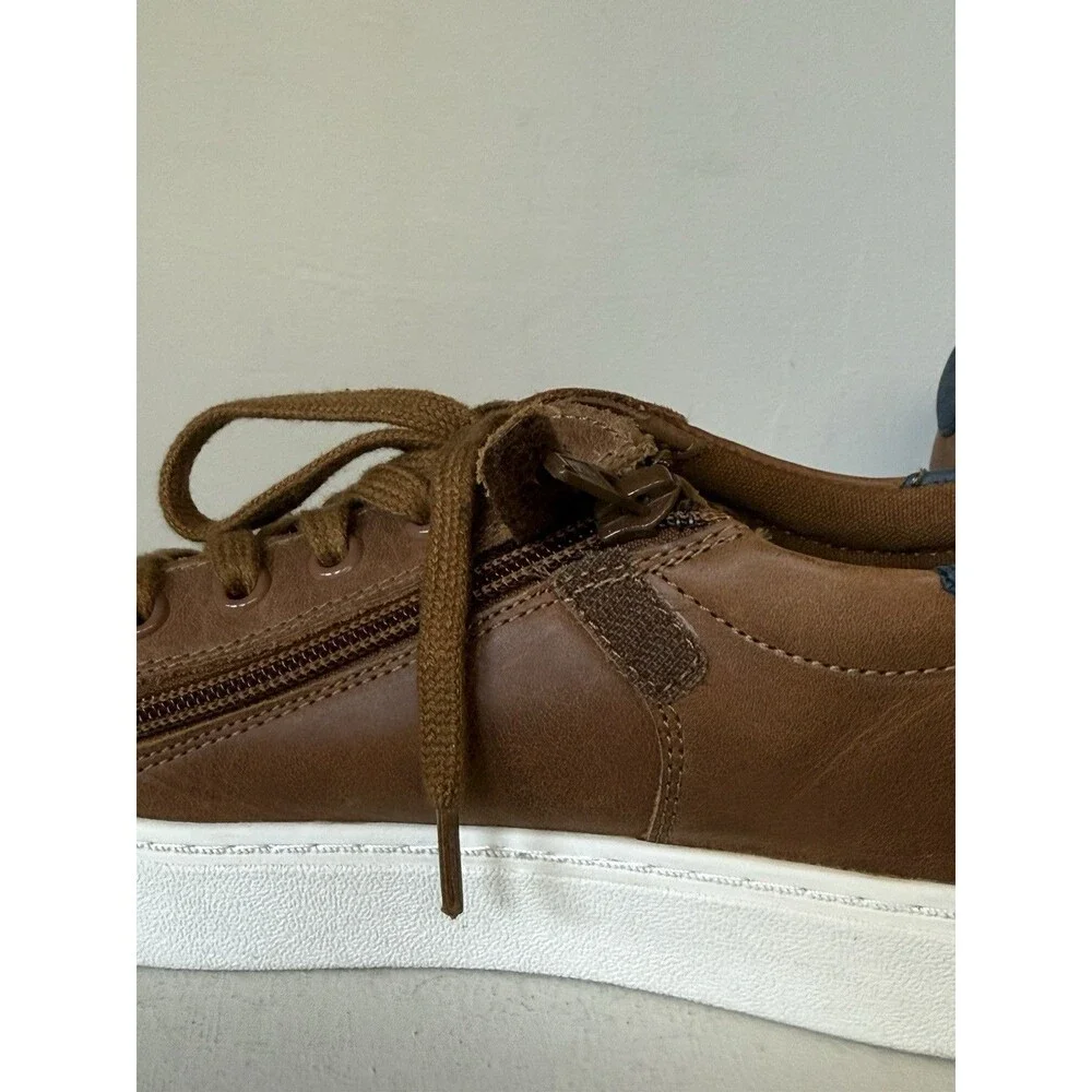 Geox Respira Womens Size 5 EU 37 Side Zip Sneakers Brown Black